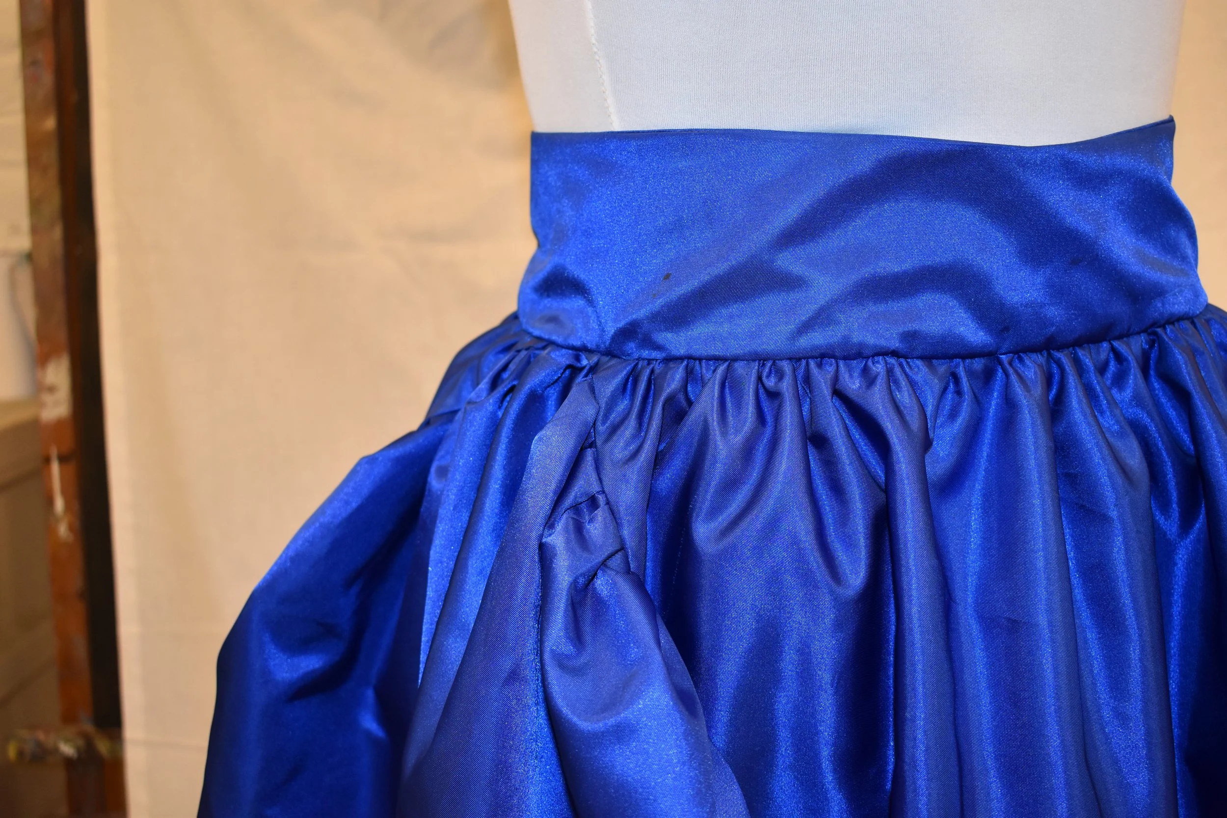 Alexander McQueen inspired taffeta skirt.