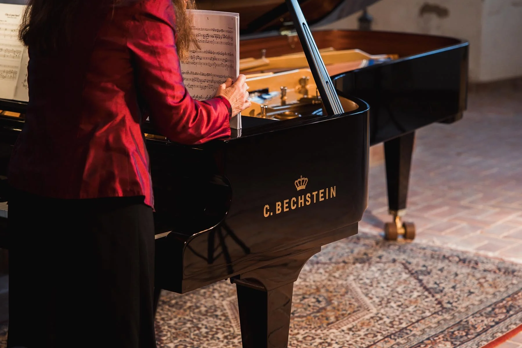 Julija Botchkovskaia am C. Bechstein-Flügel in St. Trinitatis
