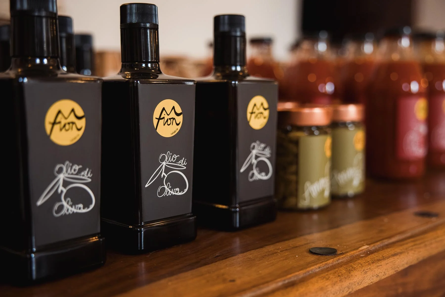 Olivenöl und Produkte von Fion Calabria, Partner der Kulturtage