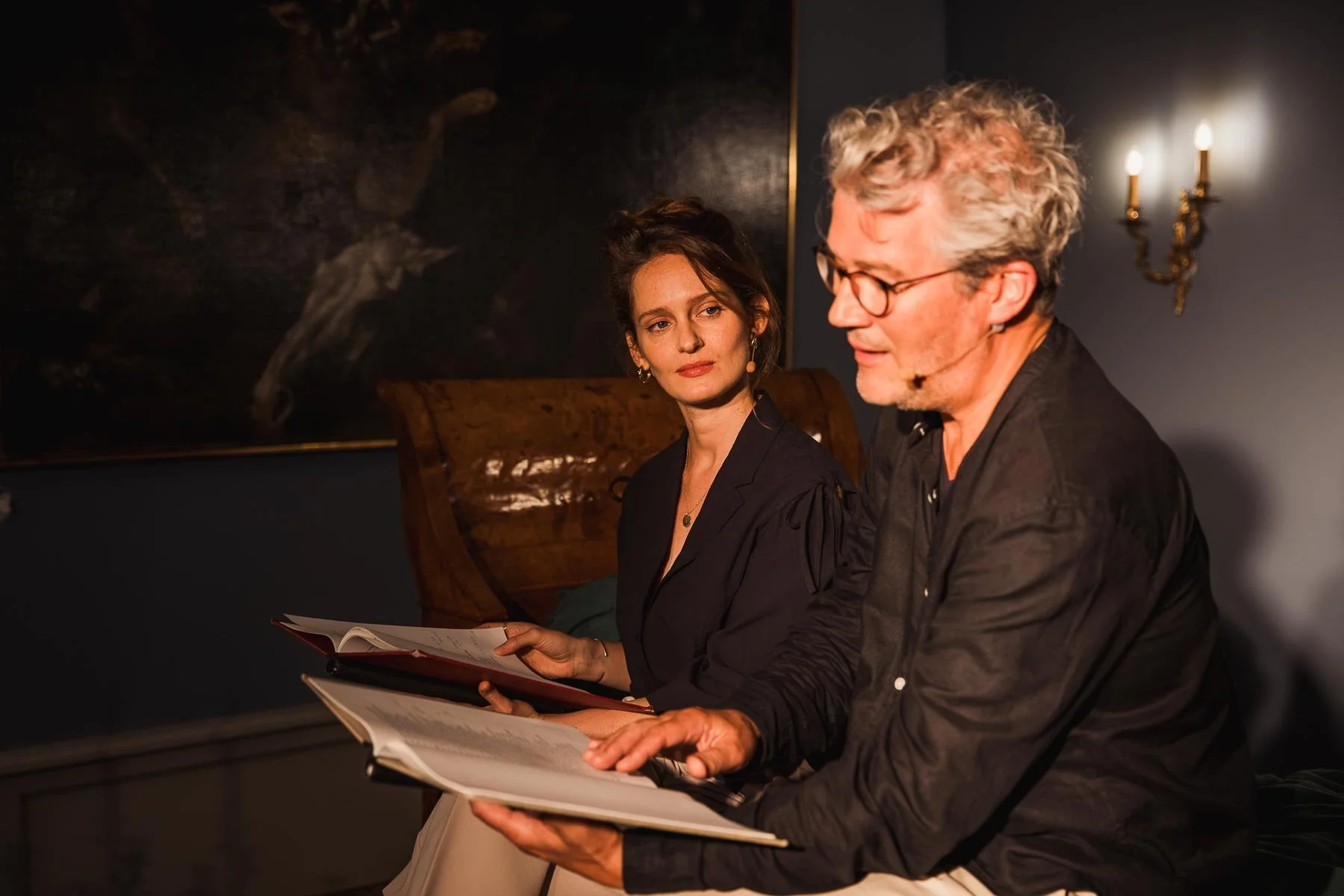 Alma Hasun und Christian Nickel lesen aus Goethes „Römischen Elegien“