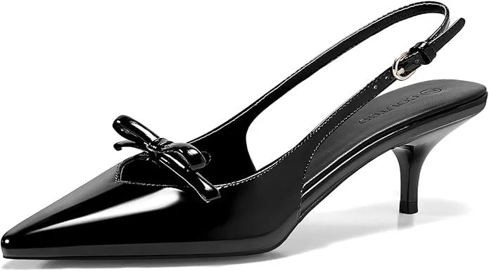 Bow Kitten Heels