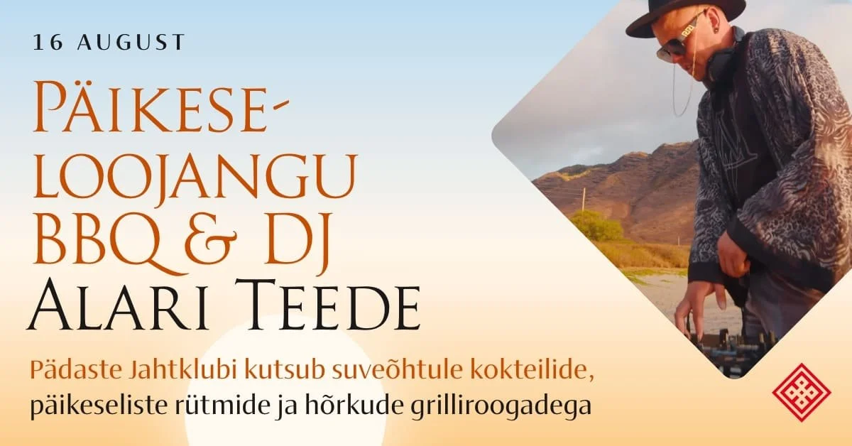 PÄIKESELOOJANGU BBQ & DJ ALARI TEEDE