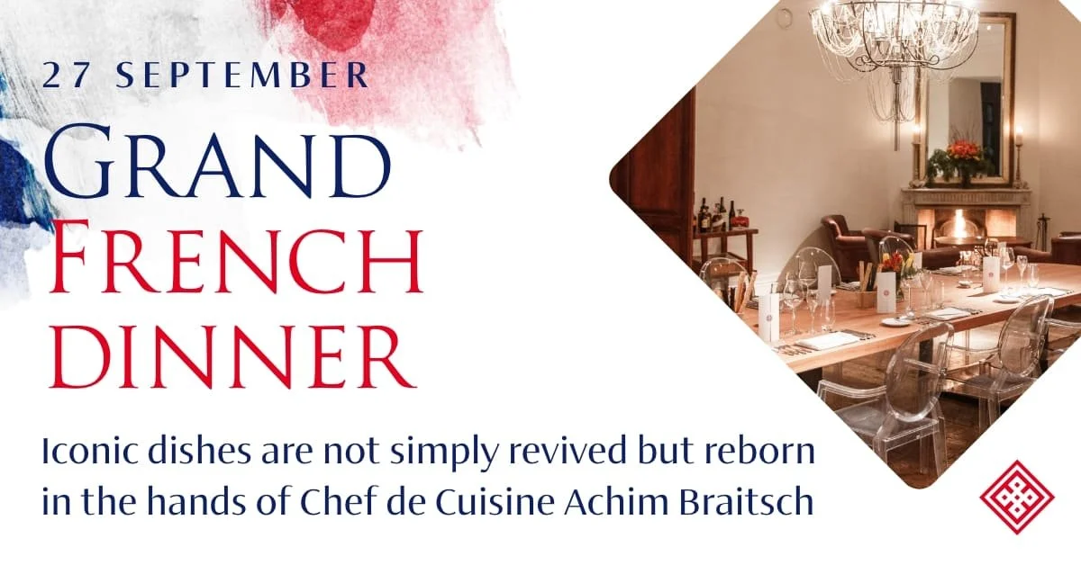 Grand French Dinner inspired by Escoffier