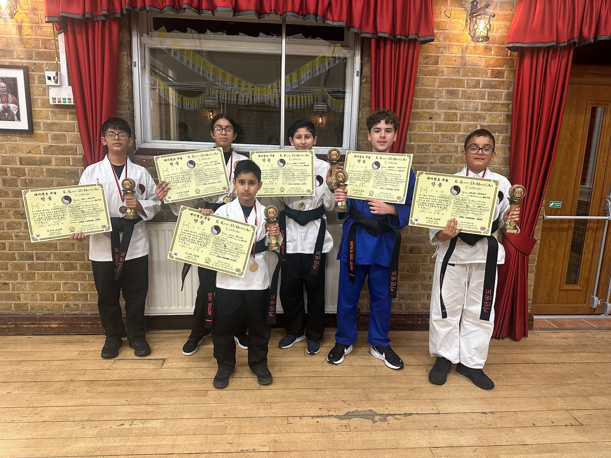 Well done to all the students who achieved their 1st degree black belt on Sunday  23rd November 2025