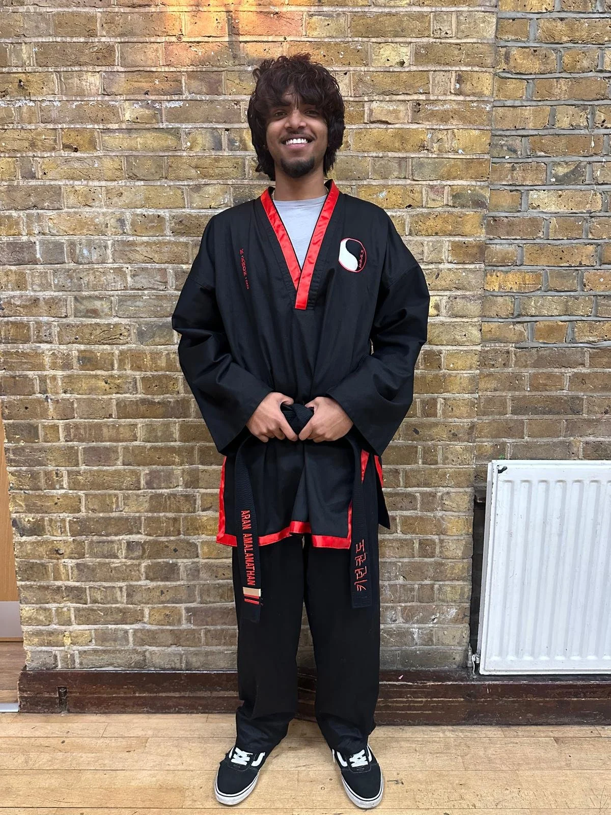 Mr Aran Amanalathan 2nd degree black belt and chief instructor