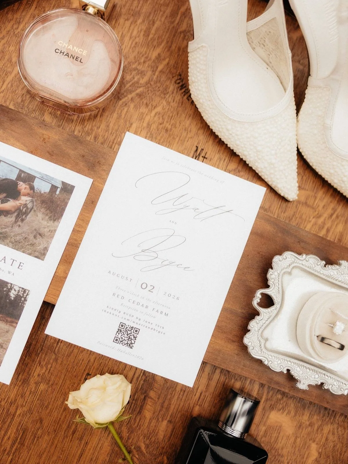 The little things that make it yours. 🤍
The shoes. The rings. The flowers. The details you spent months choosing &mdash; all part of the story.
We love seeing every couple make Red Cedar Farm completely their own.

📸 @sydneystengerphotography 
.
.
