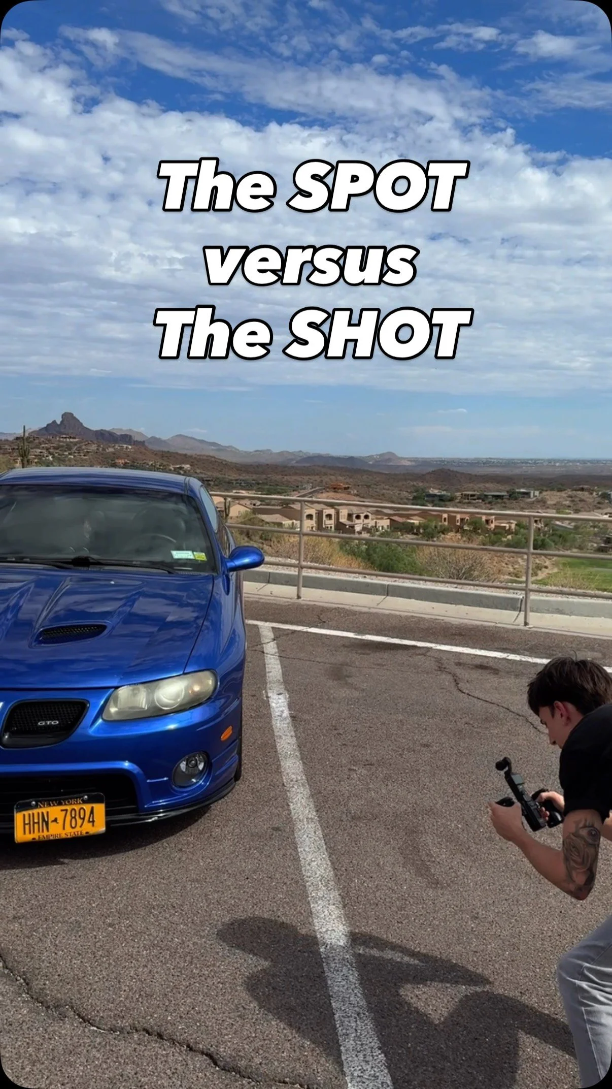 The spot versus the shot 🤩
•
•
•
Had so much fun getting footage of this Gto, we got even more content on the way!
#azcars #pontiacgto #naturallyaspirated #driftnation #carmodification #driftcars #carmaintenance #gto #pontiac #carco