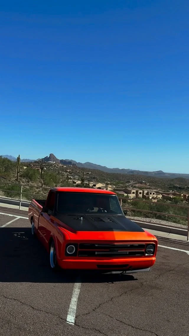Custom classic Chevrolet truck featured at Scottsdale Car Care and Speed Shop