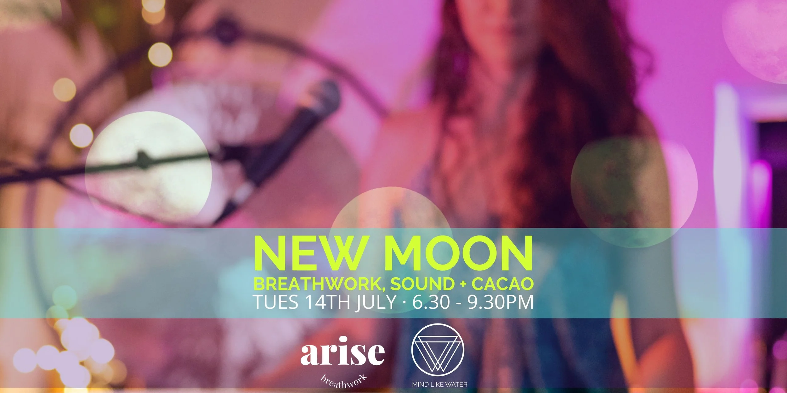 New moon Breathwork, Sound + Sacred Cacao Journey