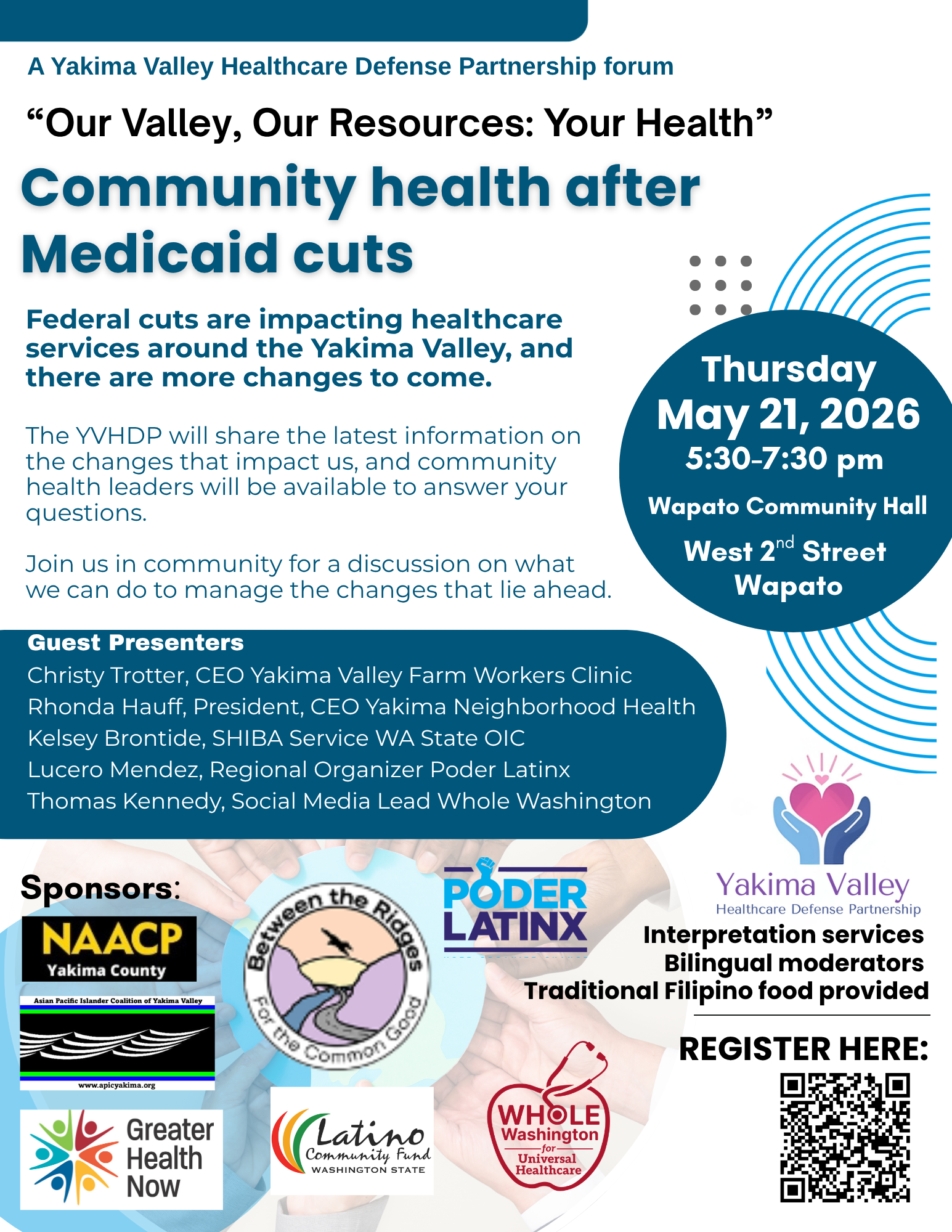 Our Valley, Our Resources, Your Health: Wapato Medicaid Forum