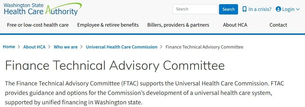  Finance Technical Advisory Committee meeting