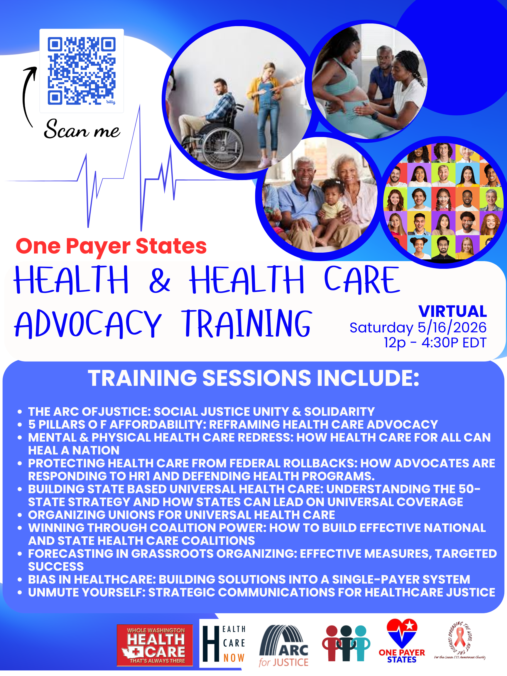 One Payer States, Health & Health Care Advocacy Training