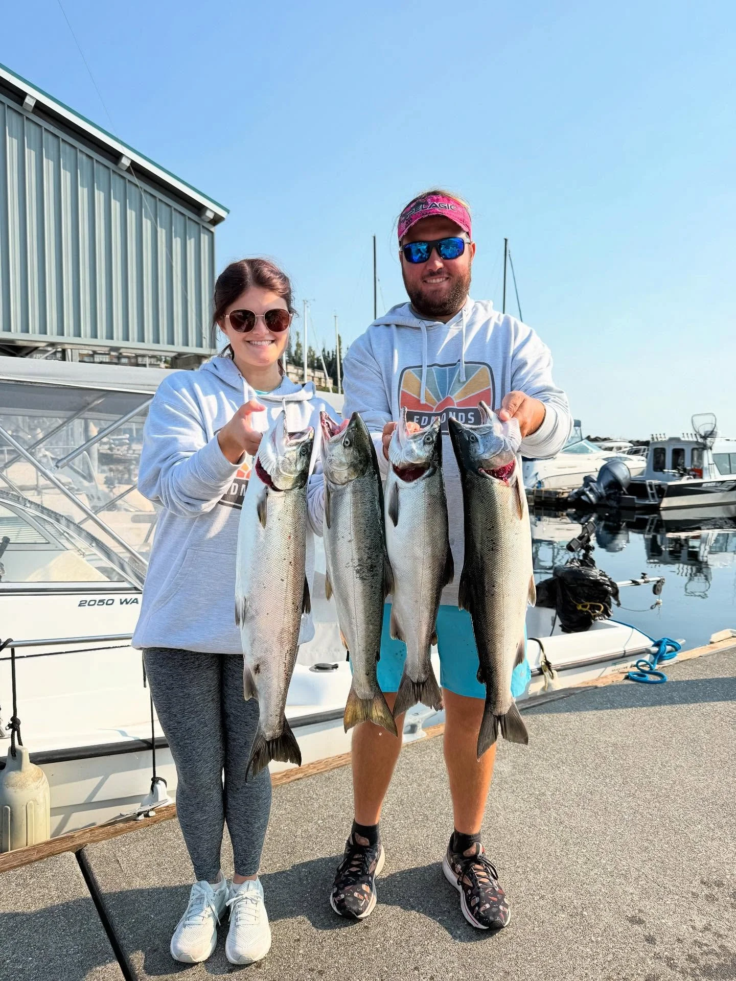The cohos are showing up thick and we&rsquo;re on &lsquo;em daily! 🎣🔥 Now&rsquo;s the time to get out and book your spot with Tengu Charters while the bite&rsquo;s HOT! 

#TenguCharters #CohosAreIn #SalmonSeason#septemberfishing #gradywhite_boats #