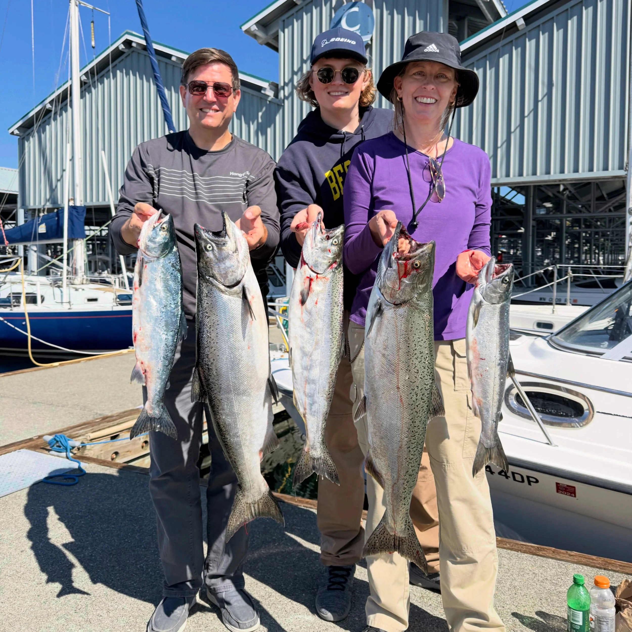 Three anglers. Full limits. One great day on the water! Nothing beats a successful day of salmon fishing in Seattle with a solid crew!

#charterfishing #seattlefishing #salmonfishing #mooching #fishingcharter 

Tengu charters, Tengu, Japanese, moochi