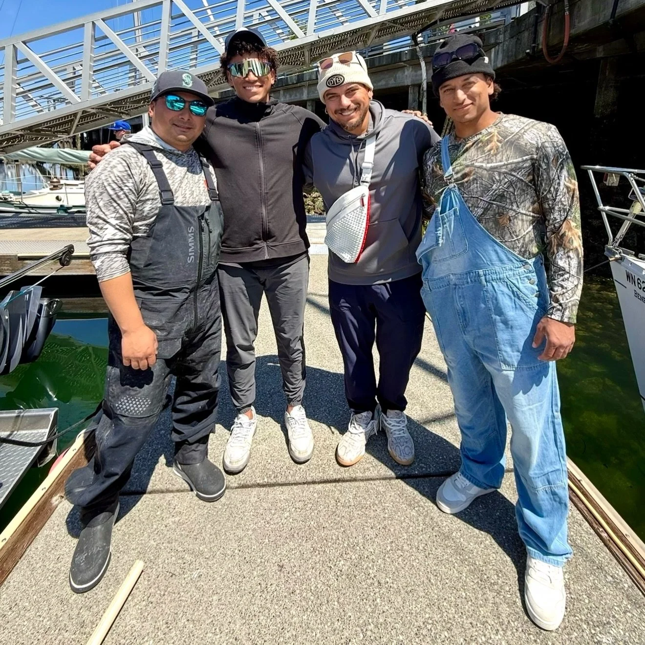 Had a blast with Josh Naylor and the Naylor brothers (Myles and Bo) 🎣⚾️ Such a fun crew to have aboard Tengu Charters and a pretty surreal experience for a lifelong Mariners fan! Huge thanks to our friend Dan @huntfishpnw_ for helping us make this h