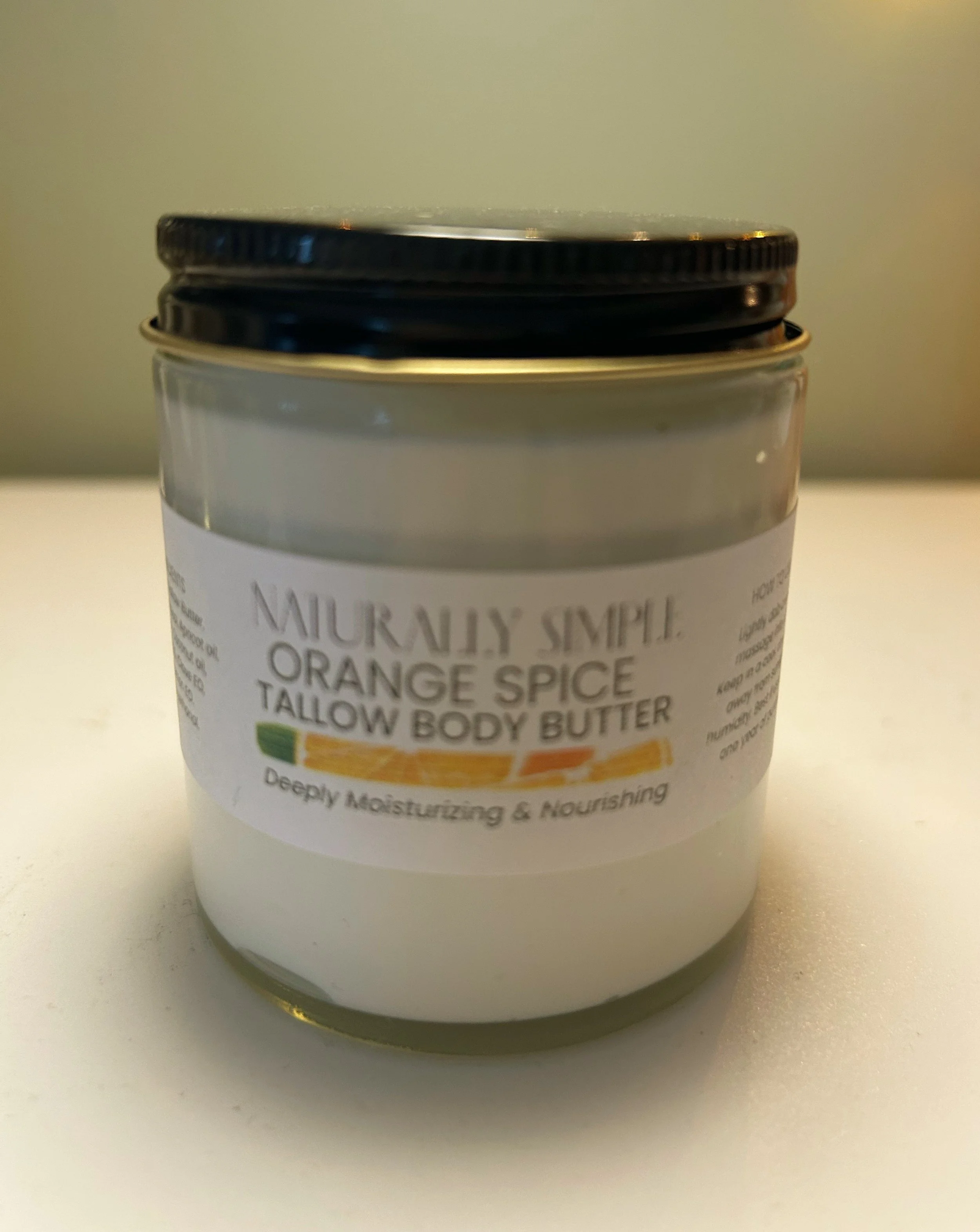 Tallow Body Cream