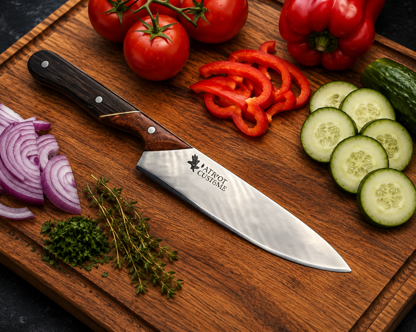 Handcrafted Nitro-V Stainless Steel Chef Knife
