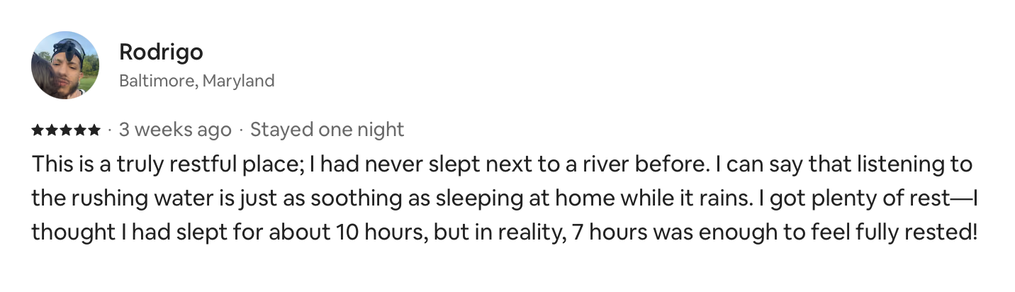Don't take our word for it. Click above to see what our guests are saying.