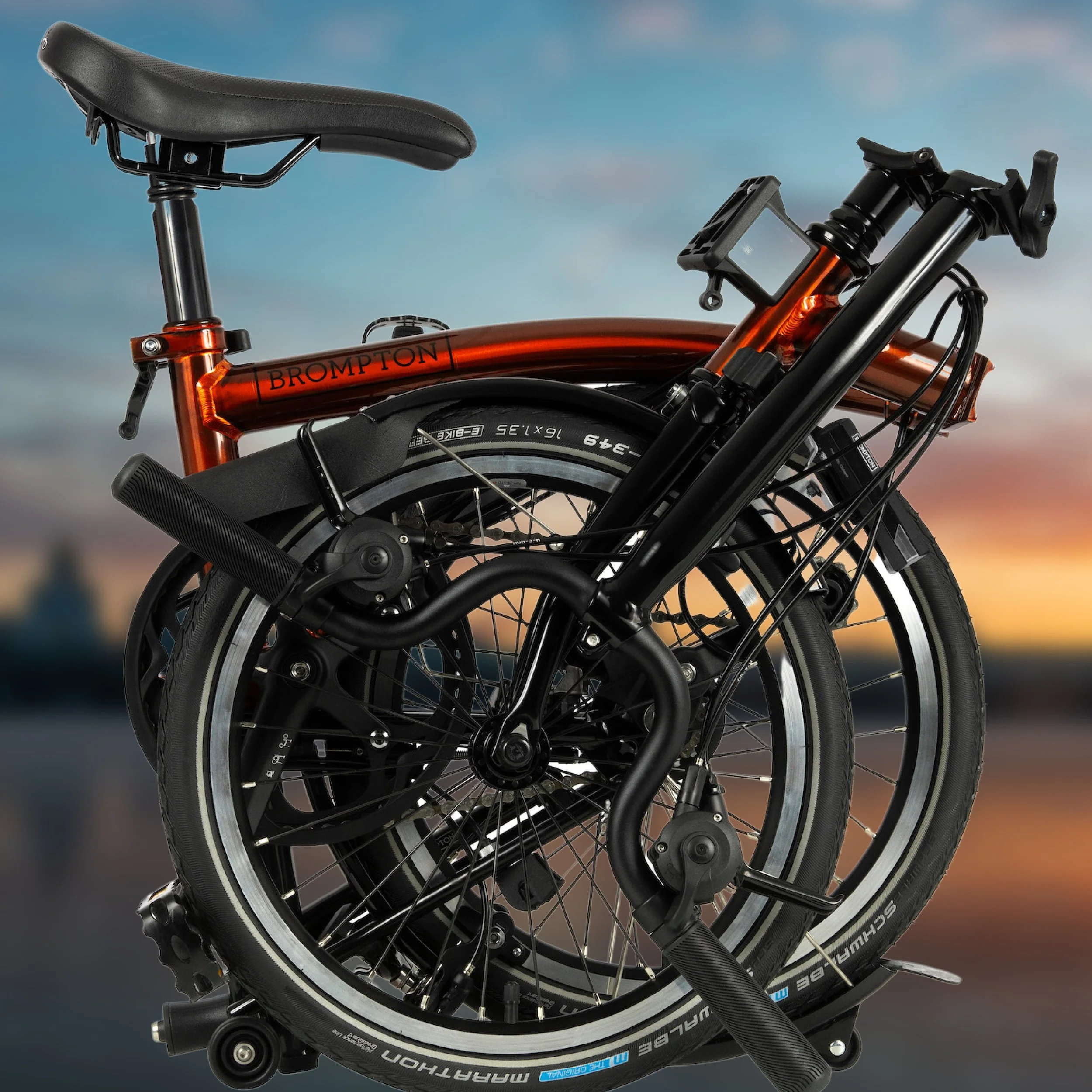 Flame Lacquer Jual Brompton Black Edition Brompton M6l Flame