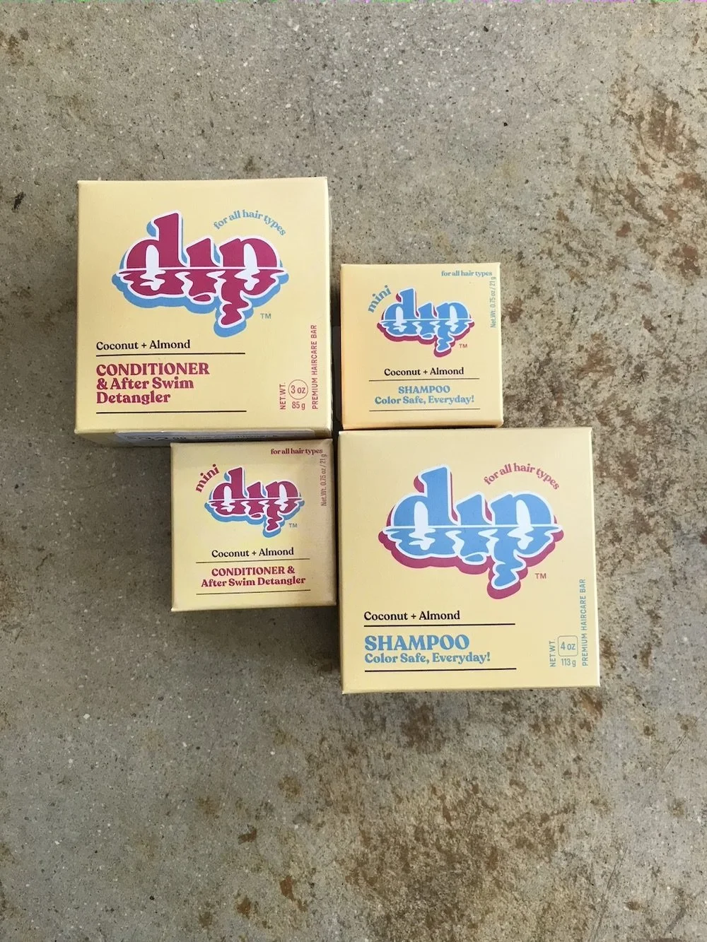 DIP Solid Shampoo & Conditioner Coconut Almond
