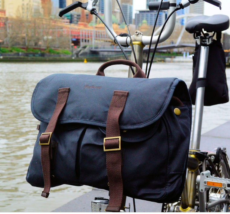 Barbour Brompton Tarras Front Bag — Cosmic Bikes