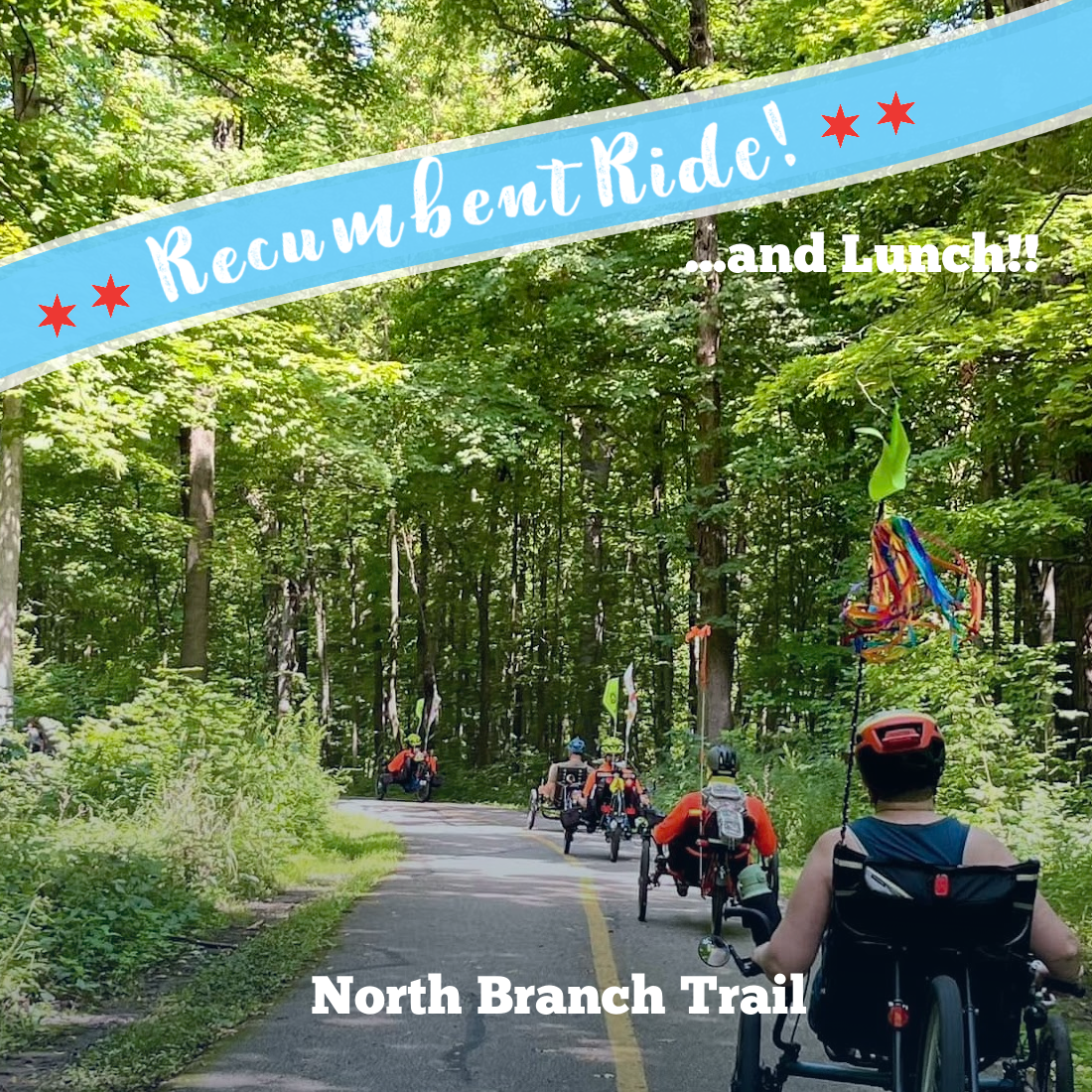 Recumbent Ride North Branch Trail (&amp; Lunch!)