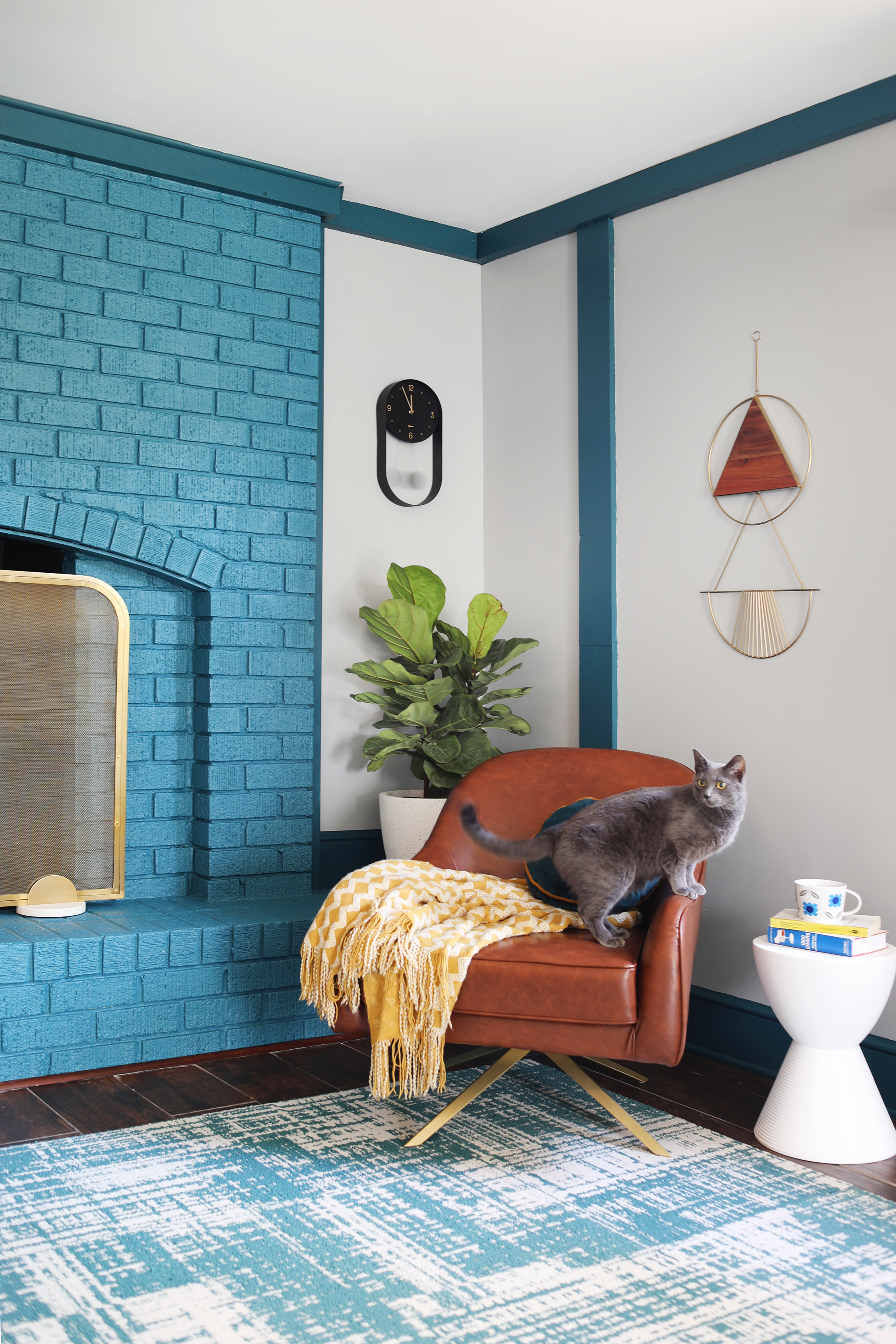 Fireplace Facelift: Welcome to the Tree House