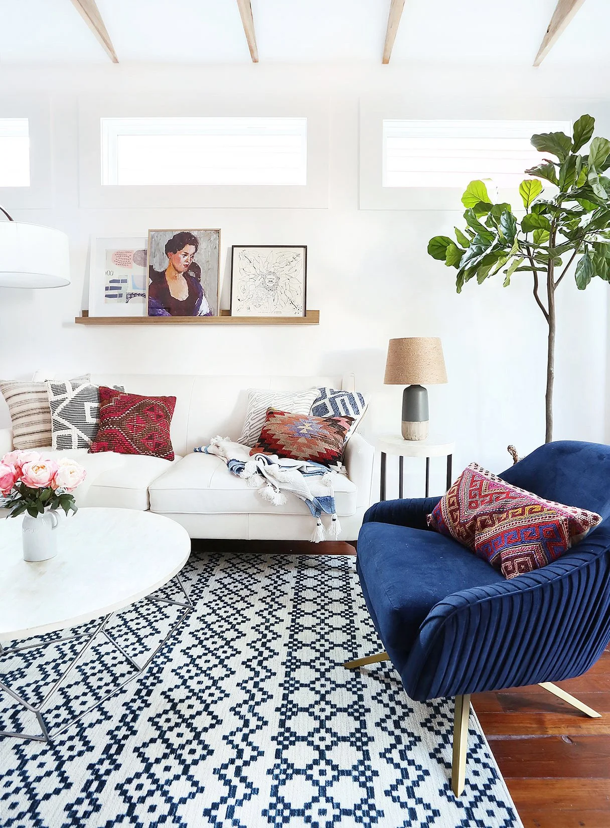The Happy Nola Home: The Living Room