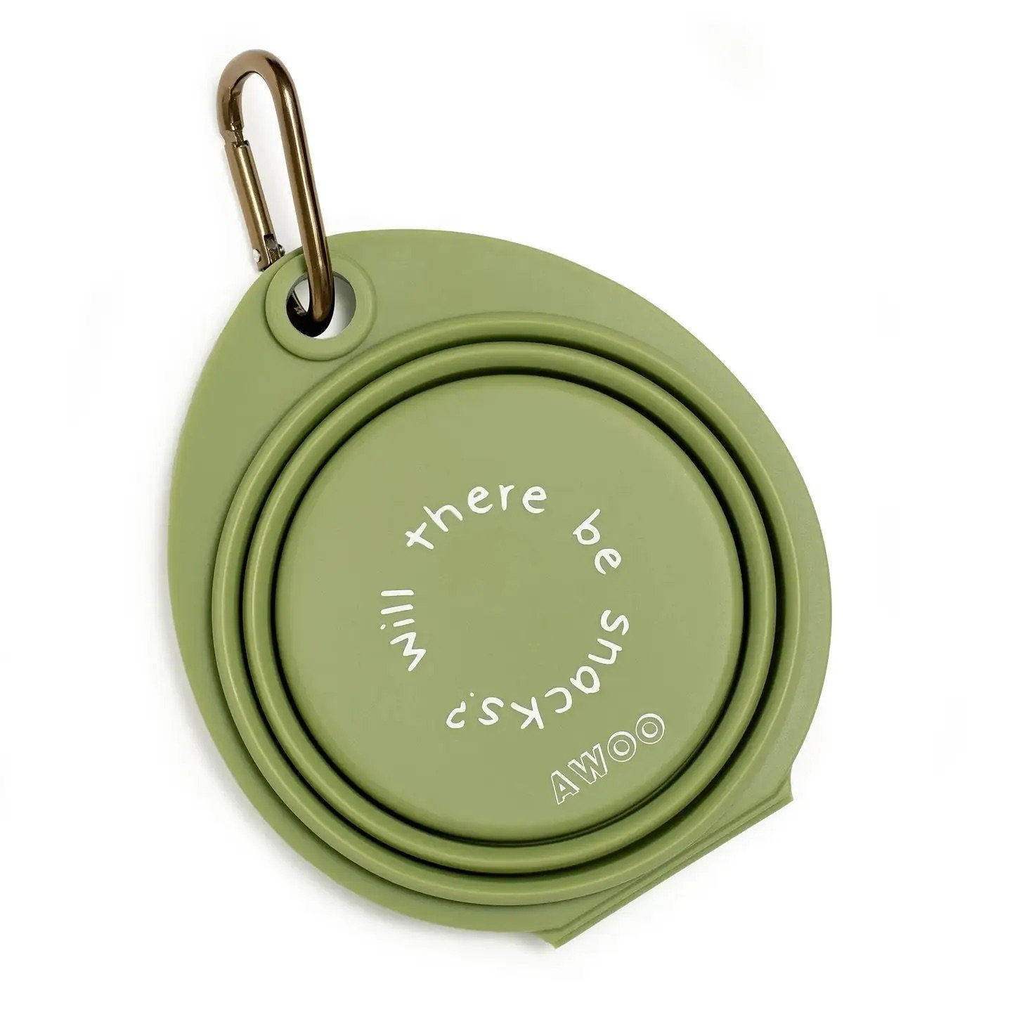 Bol de voyage pliable pour chien Snack Attack - AWOO