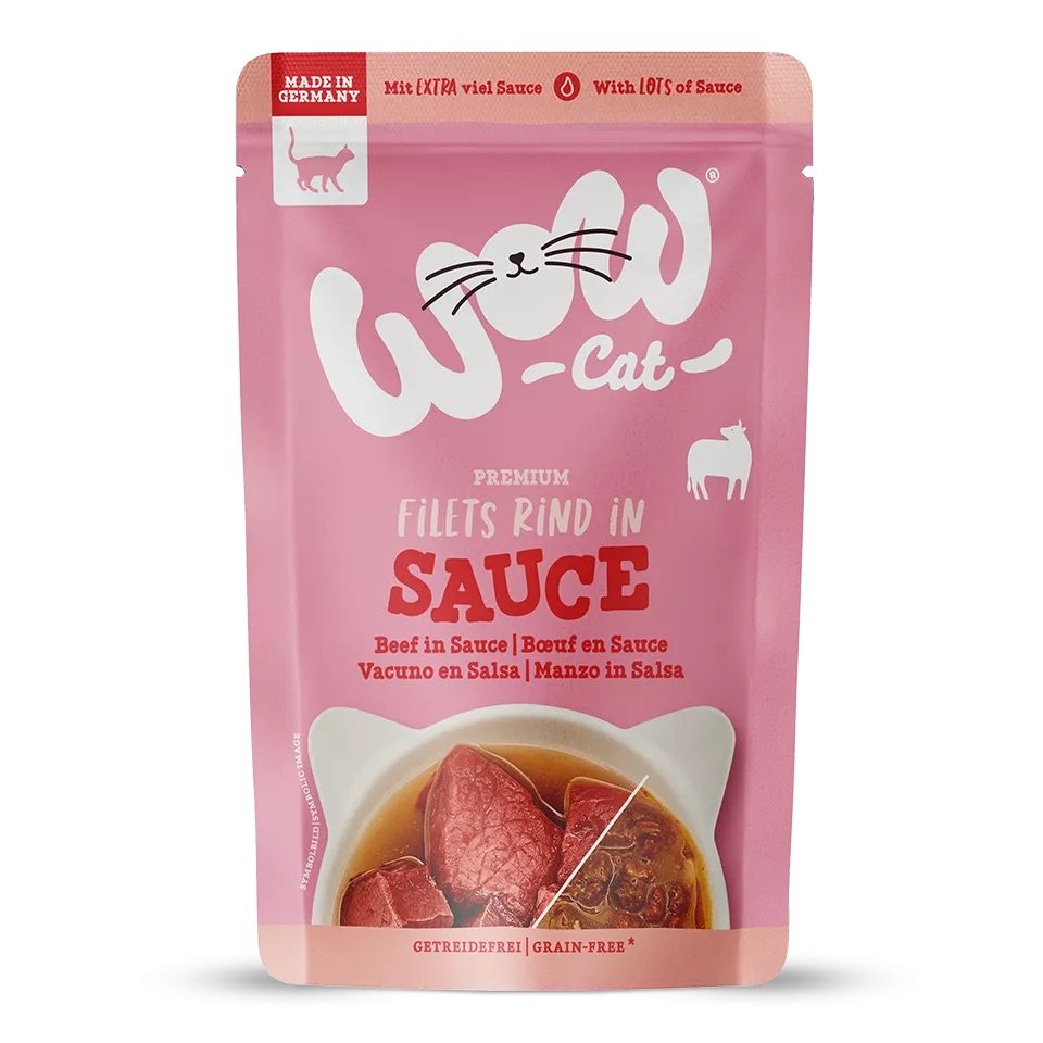 WOW CAT - Filets en sauce (saumon)