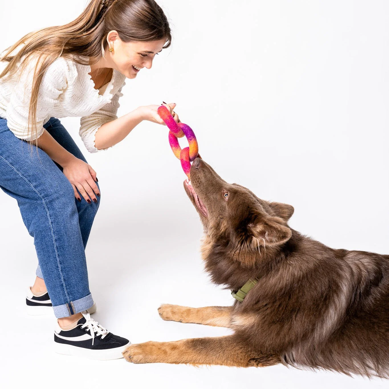 jouet pour chien pour tirer, mordiller, lancer