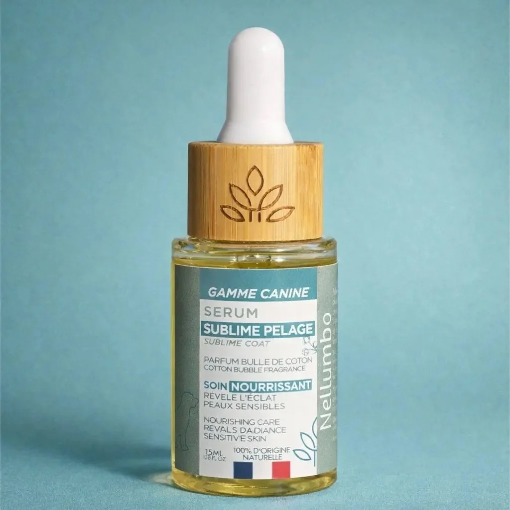 Sérum nourrissant naturel pour chien - Nellumbo