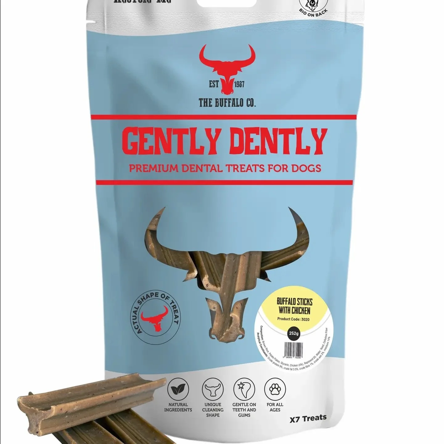 THE BUFFALO CO. - Sticks dentaires CHICKEN