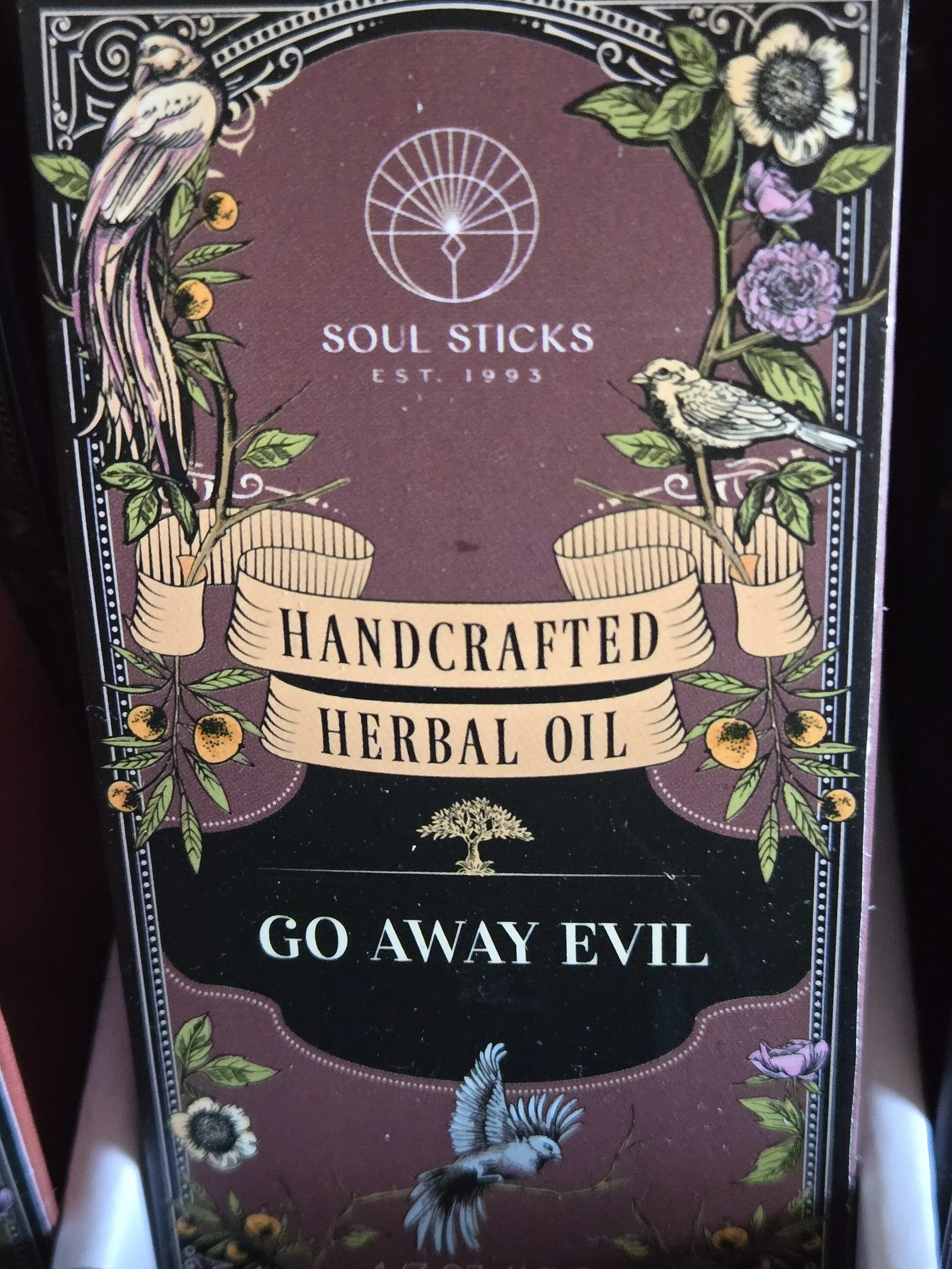 Soul Sticks Go Away Evil Oil