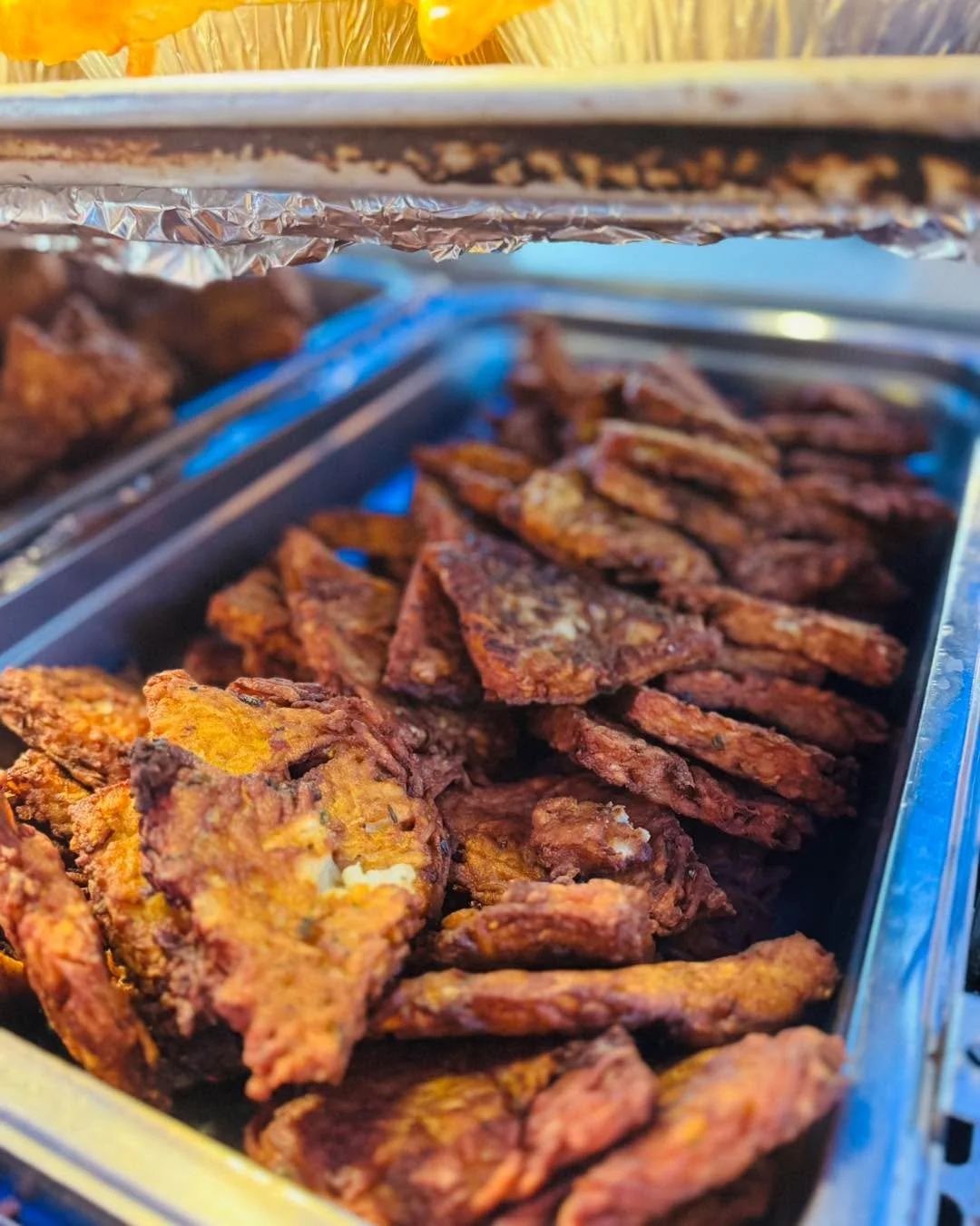 Come get your potato pancakes today at the Fall Fest! 🥔 Served hot with sour cream and our homemade apple sauce! The perfect bite of fall 🍎✨

🎵 The Blend hits the stage today at 1PM, don&rsquo;t miss it! 

Please note we will be closed Sunday &amp
