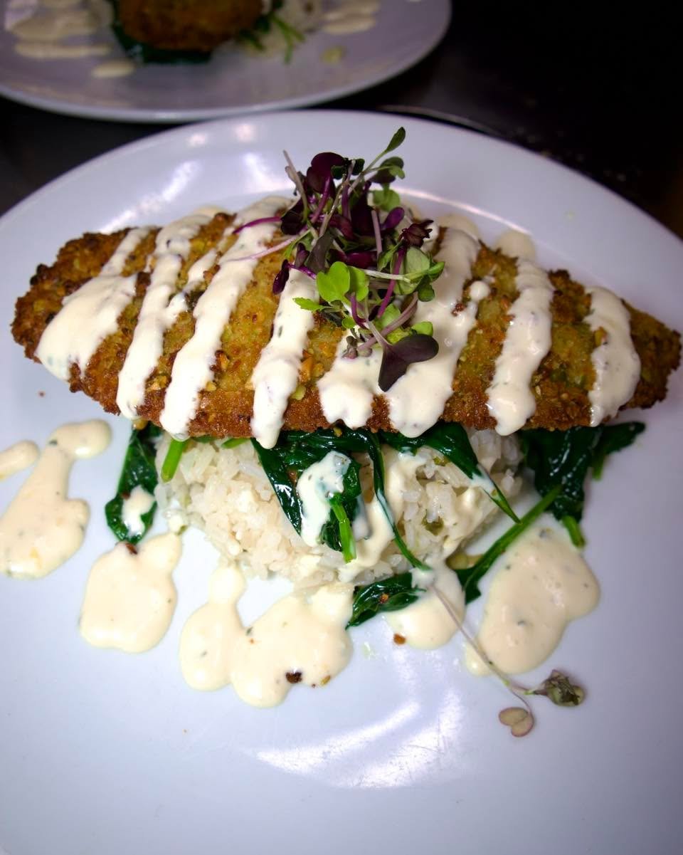 Now this is an entr&eacute;e worth making plans for!

Pistachio Crusted Sea Bass 🍽️ Available this week only!

#specialsmenu #fishspecial #northfork #holidayseason #outeast