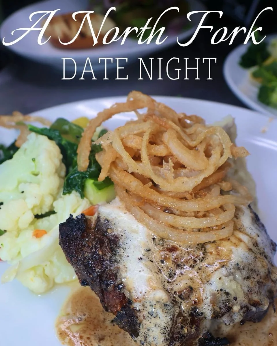 North Fork date night = filet mignon from The Cooperage Inn 🥩 Perfectly cooked, cozy atmosphere, and the kind of dinner that turns into a whole night you don&rsquo;t want to end!