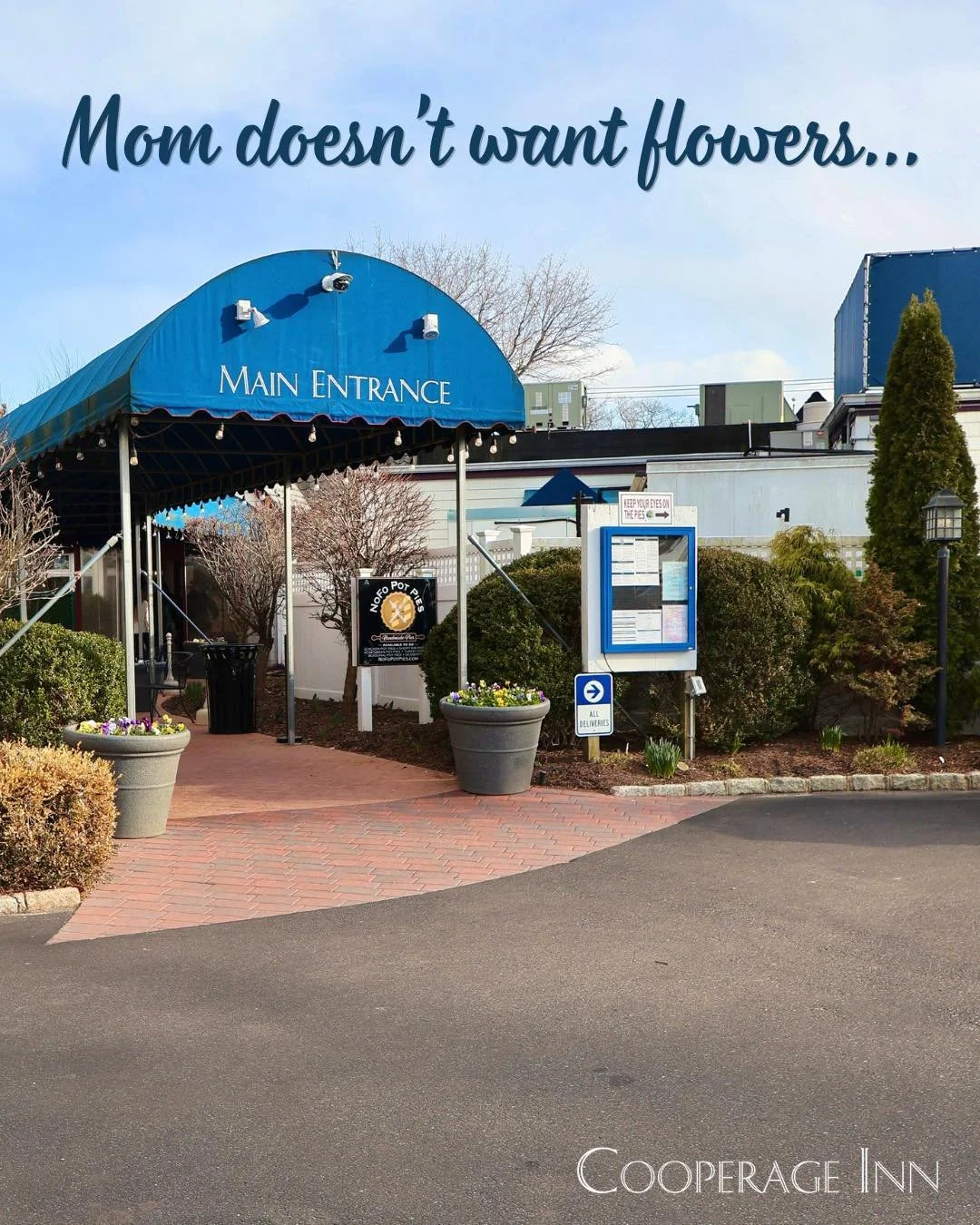 If you need a gift idea for mom, this is it! She wants a Chicken Pot Pie Dinner at The Cooperage Inn! 🥧💐 

Wishing all the moms a wonderful Mother&rsquo;s Day tomorrow!
#mothersday