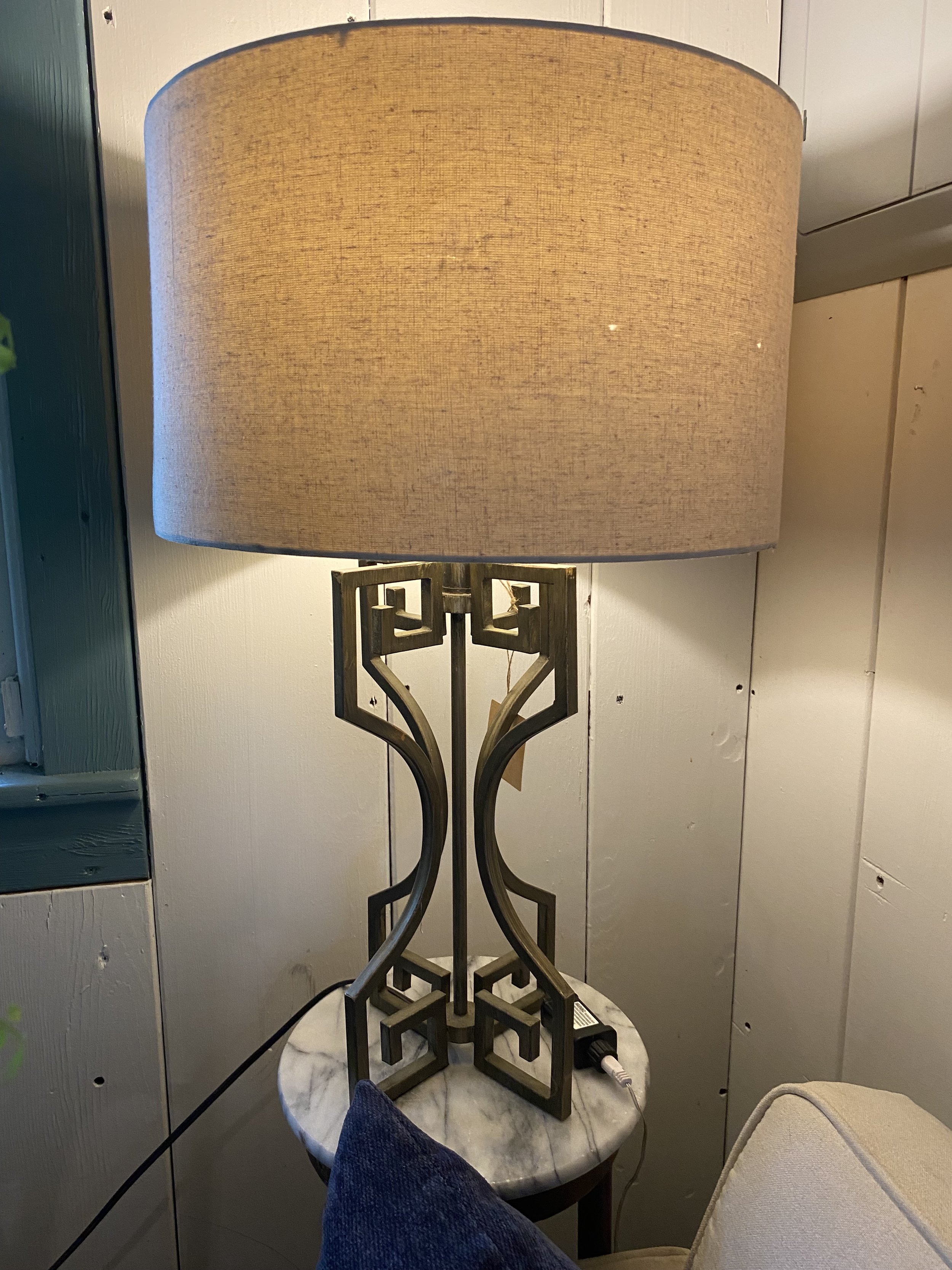 geometric lamp on.jpeg