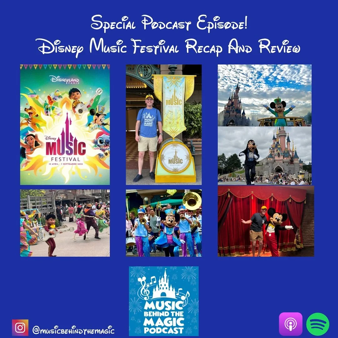 I was so fortunate to have gotten a chance to experience the Disney Music Festival at @disneylandparis. It was an incredible event and a perfect way to celebrate the power and magic of @disneymusic. In a special episode of the podcast, I give you a r