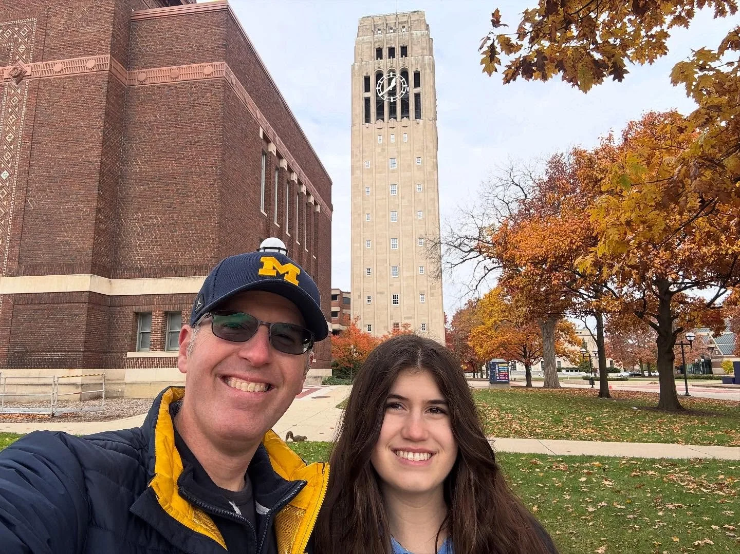 You get ALL the emotions when you take your kid on a college tour of your Alma Mater!

@uofmichigan #uofm #michiganwolverines #goblue