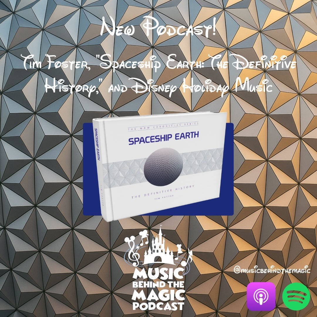 As always, we had a great conversation with our good friend Tim Foster from @celebrationsmag to talk about his new book &ldquo;Spaceship Earth: The Definitive History&rdquo; as well as enjoy a great discussion about where to find our favorite Disney 