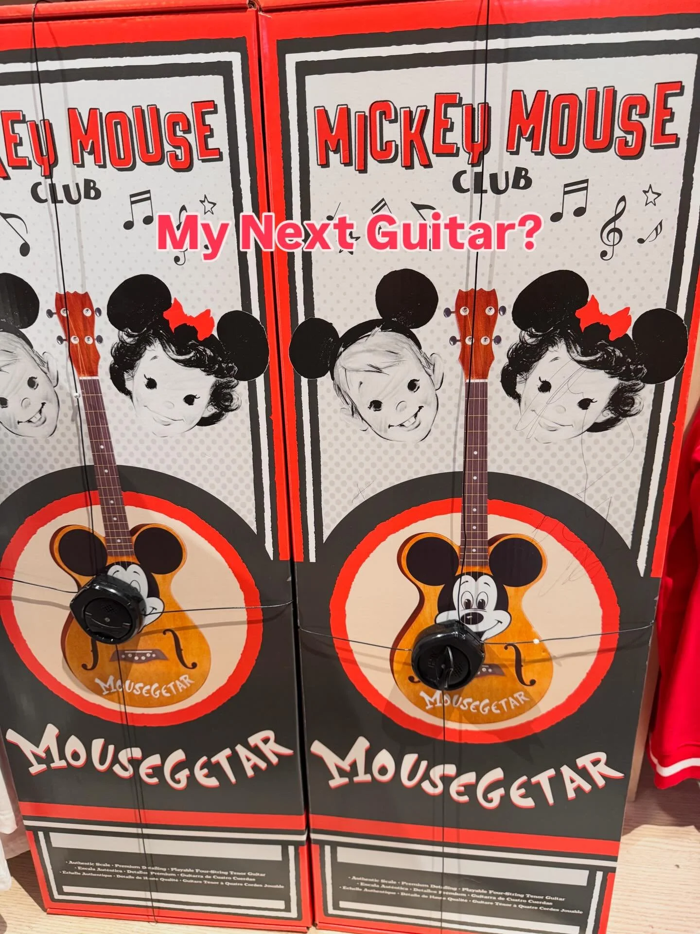 I really thought my next guitar was going to be an American-made @fender Strat with a blue body and maple neck. I now have doubts&hellip;

@disneyland #worldofdisney #mickey #disney @disneyparks