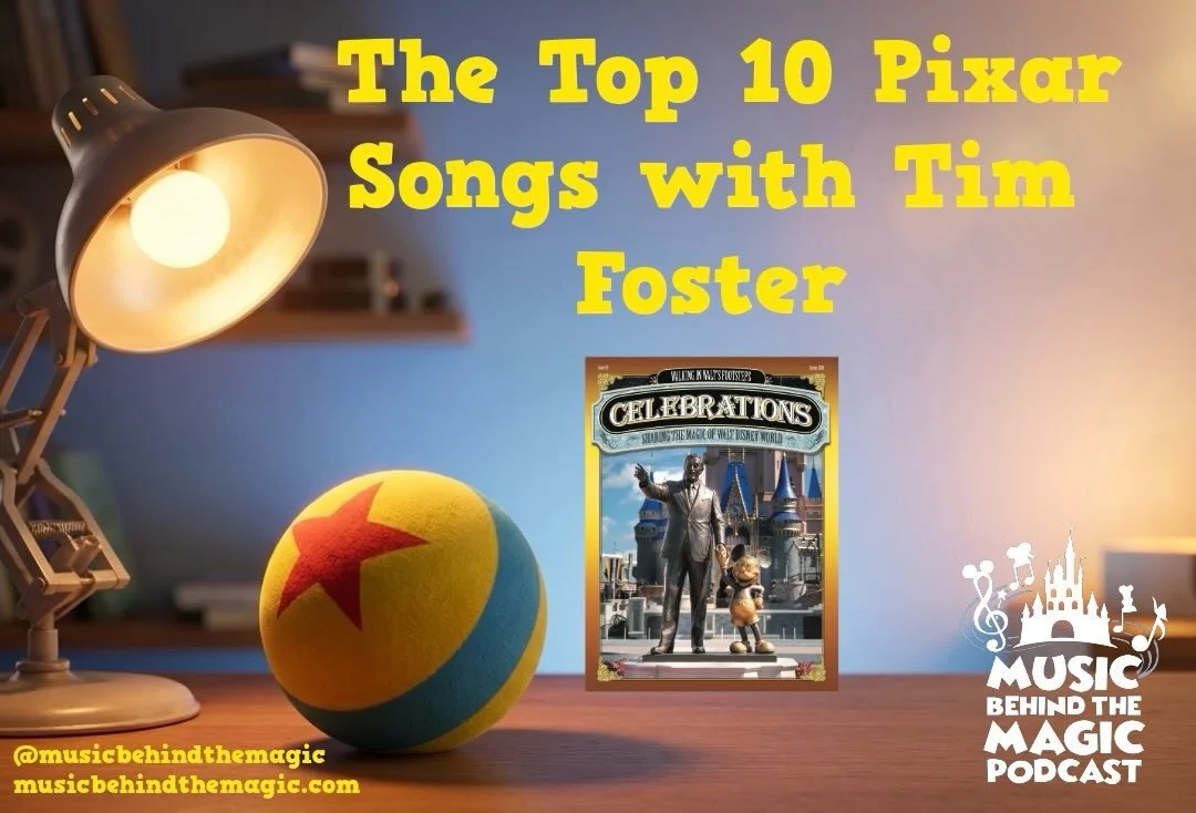 On our latest episode, our good pal Tim Foster from @celebrationsmag joins us to celebrate the 40th anniversary of @pixar by discussing our Top 10 favorite Pixar songs. What is your all-time favorite? 

@disney #pixar @disneymusic @randynewmanofficia