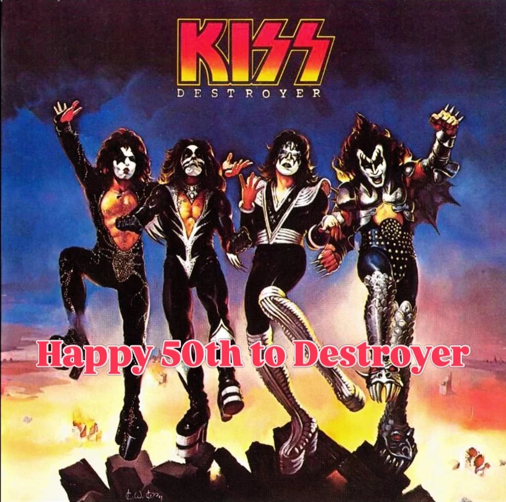 50 years ago today, @kissonline released Destroyer. It had a huge impact on me as a young kid growing up in NYC, as a rock music fan, and most importantly, as a guitarist. The twin harmony solo from &ldquo;Detroit Rock City&rdquo; is an integral part
