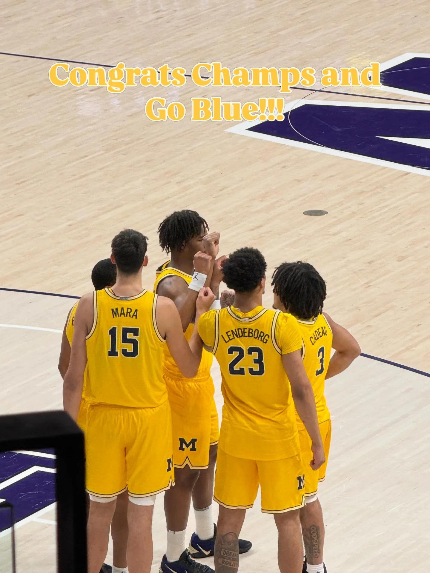 Congrats to @umichbball!! What an incredible season and we are SO proud of you!

#goblue @umichathletics #uofm