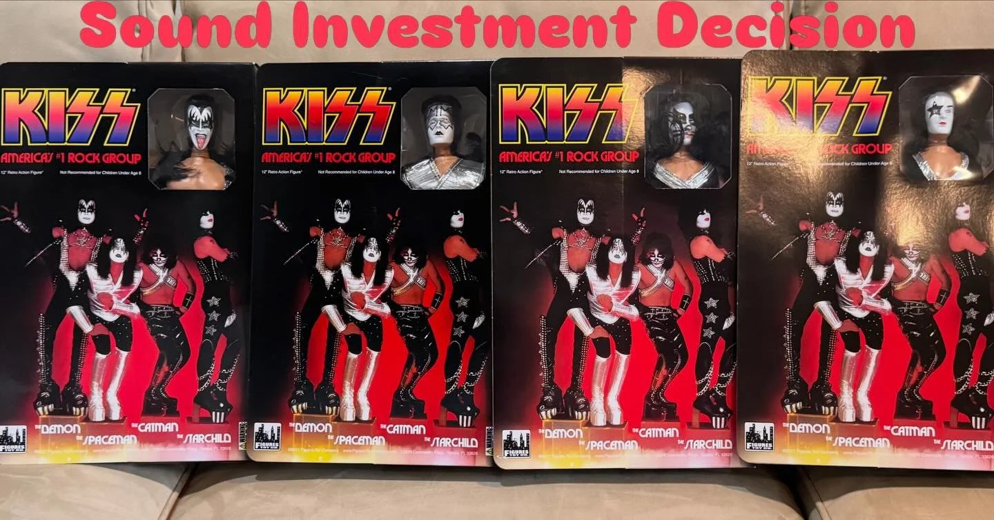With all the volatility in the stock market, I am comforted knowing that I made a wise investment decision for an early retirement with these beauties. Follow me for more smart financial advice.

@kissonline @genesimmons @paulstanleylive @tommy_thaye