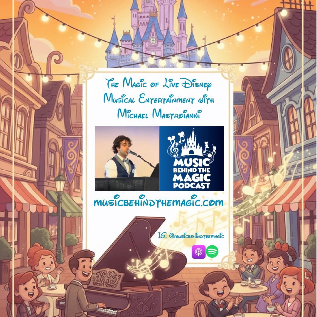 On our latest episode, we are joined by the incredibly talented @mastromjm to discus his work on the front lines of bringing live magical musical experiences to Disney guests. Please check it out and find Michael playing live when you visit @waltdisn