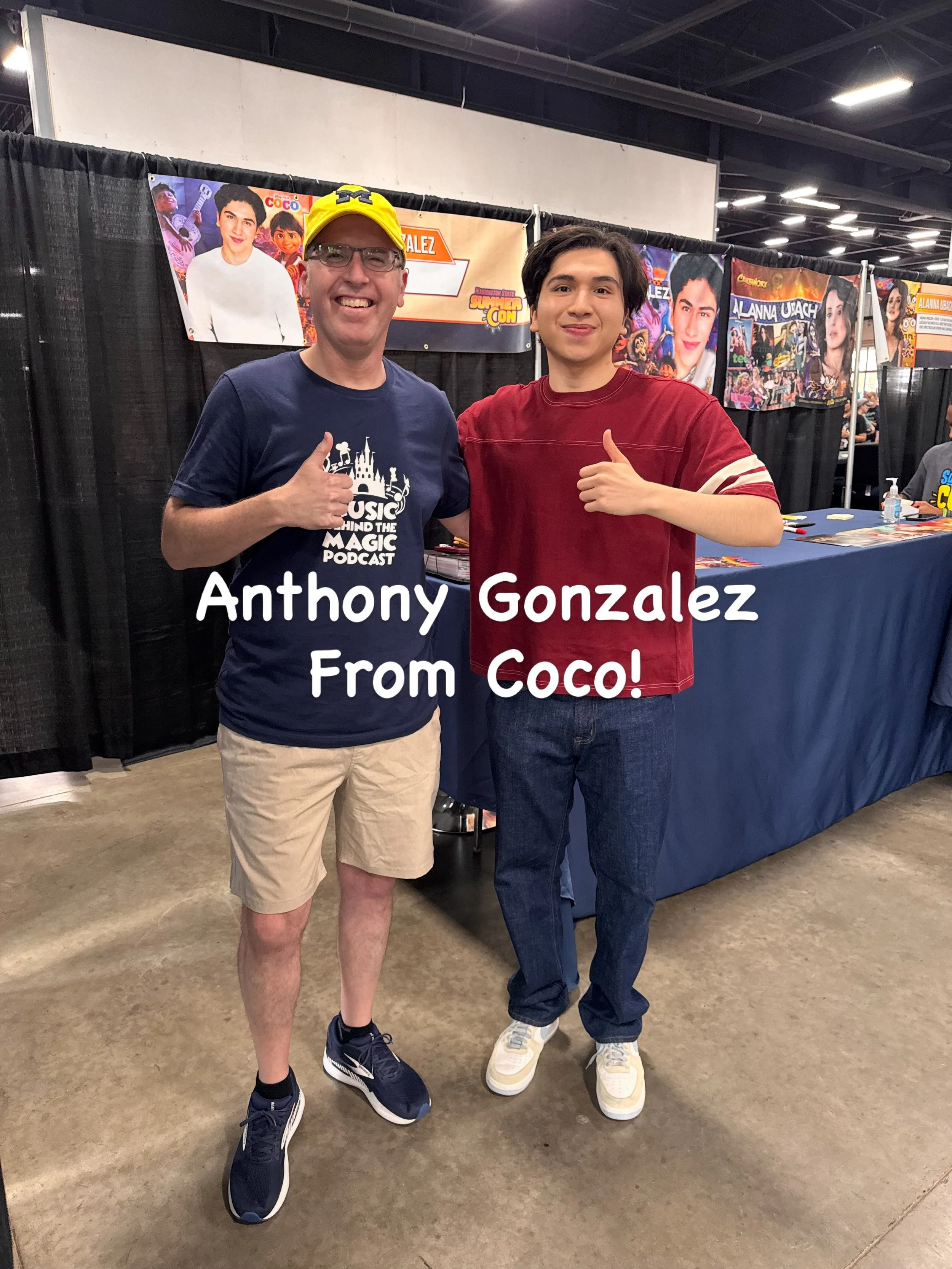 Reppin&rsquo; the podcast while meeting the incredibly talented  @anthonygonzalez_official who gave voice to Miguel in Coco&mdash;which is as close to a perfect Pixar movie as can be. The last 10 minutes of that film? The height of musical and emotio