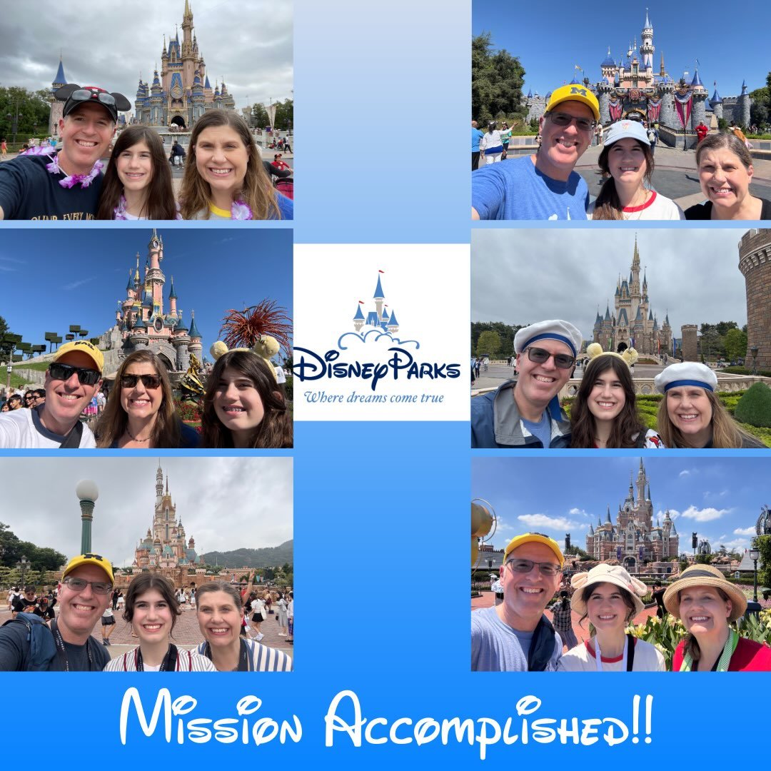 Thanks to @adventuresbydisney China and @levoyagetravelexperiences, we were able to check the last two castles 🏰 off our list and complete the @disneyparks circuit! What an incredible experience! 

What is your favorite @disney park anywhere in the 